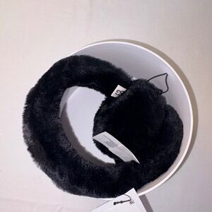 UGG Faux Fur Earmuffs Black One Size